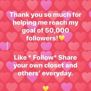 WOW!Thanks for helping me reach 50,000 followers!